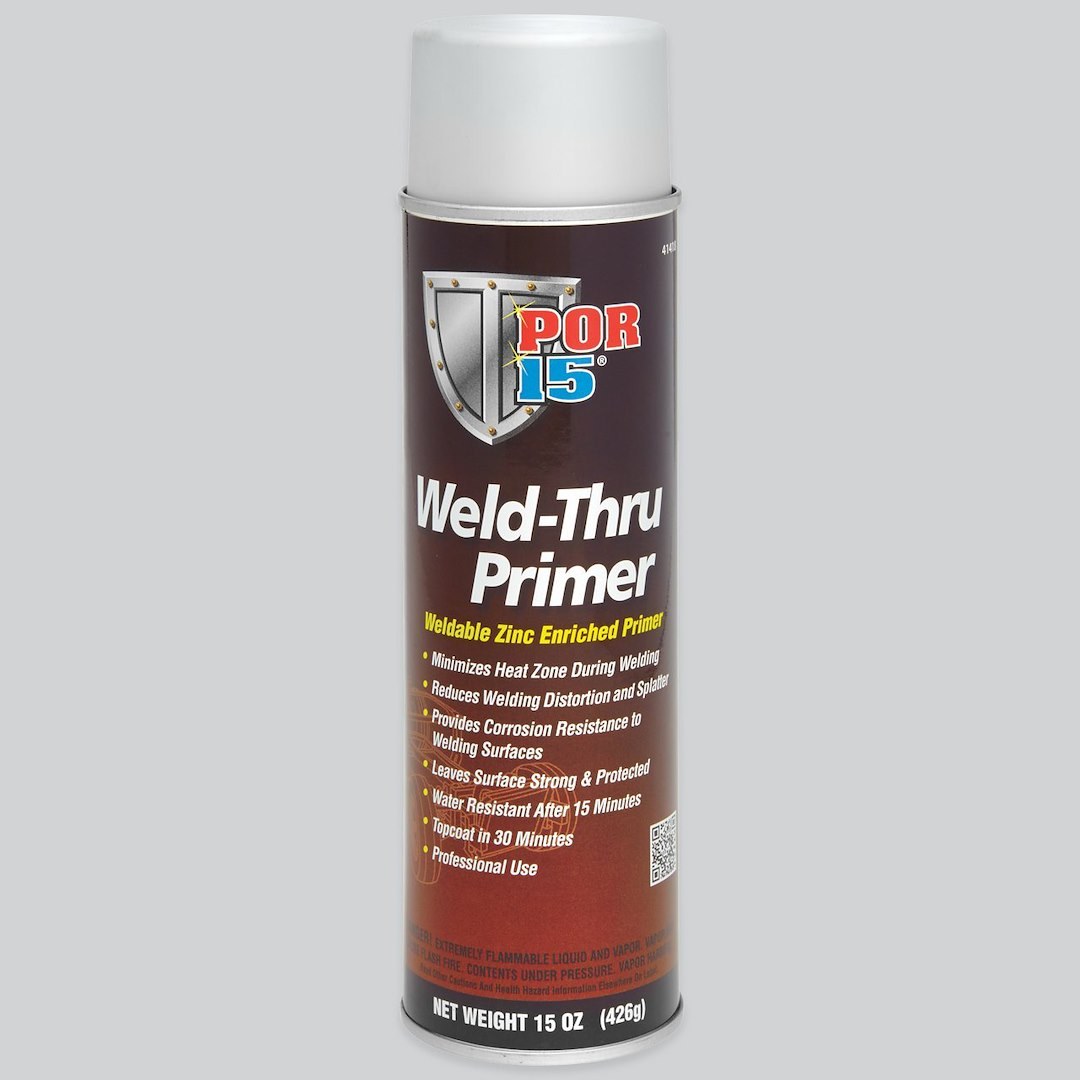 Por 15 Paint Primer, Base Coat/ Weld Through Primer, For Use on Steel/ Aluminum/ Stainless Steel/ Brass and Primed/ Painted Surfaces – 41418