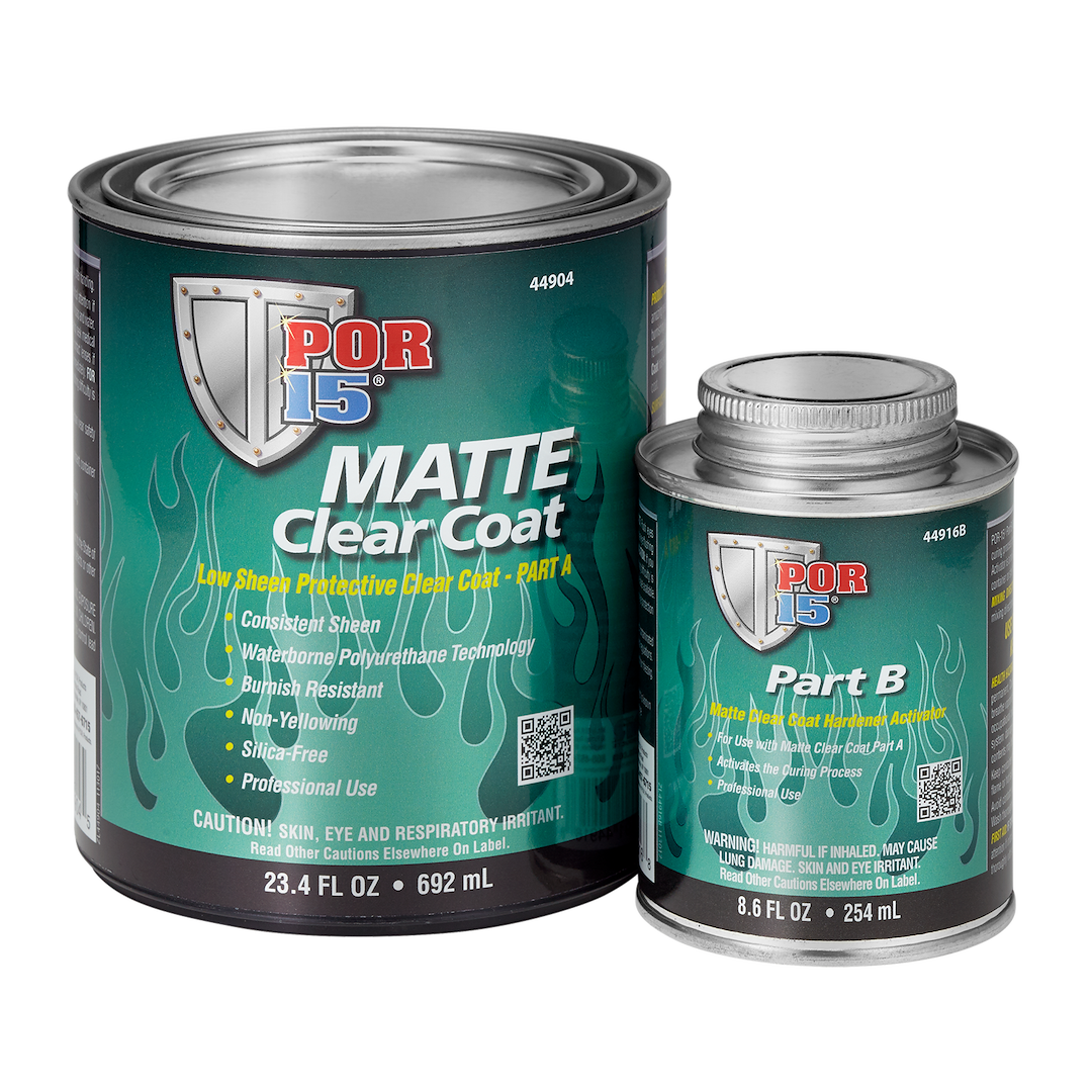 Por 15 Paint, Provides Extreme Level of Resistance to Scuffing and Scratching, Matte Clear Coat, 1 Quart Can – 44904