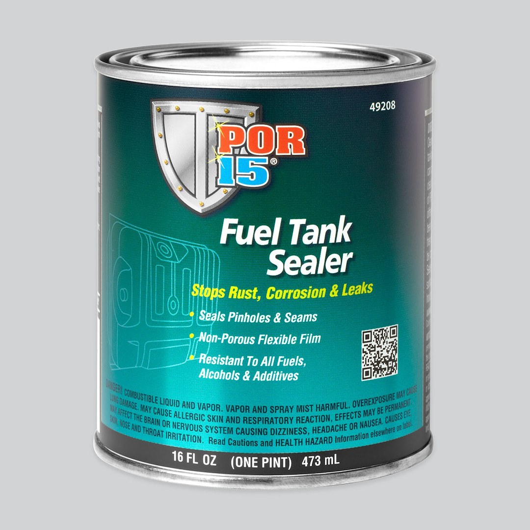 Por 15 Fuel Tank Liner, Used to Stop Rust/ Corrosion and Seals Pinhole Leaks for Fuel Tanks, 1 Pint Can Fuel Tank Sealer – 49208