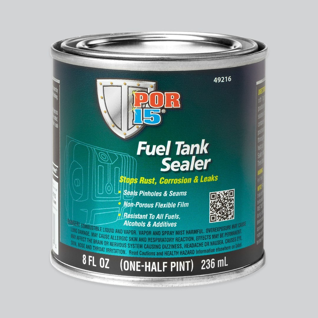 Por 15 Fuel Tank Liner, Used to Stop Rust/ Corrosion and Seals Pinhole Leaks for Fuel Tanks, 8 Ounce Can Fuel Tank Sealer – 49216