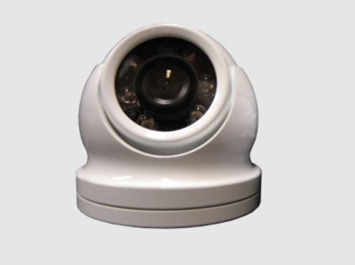 Gost Surveillance System Camera, Wide Angle with 2.8 Millimeter Wide Lens, With Day/ Night Vision, White Housing – GOST-MINI-BALL-1080P-W