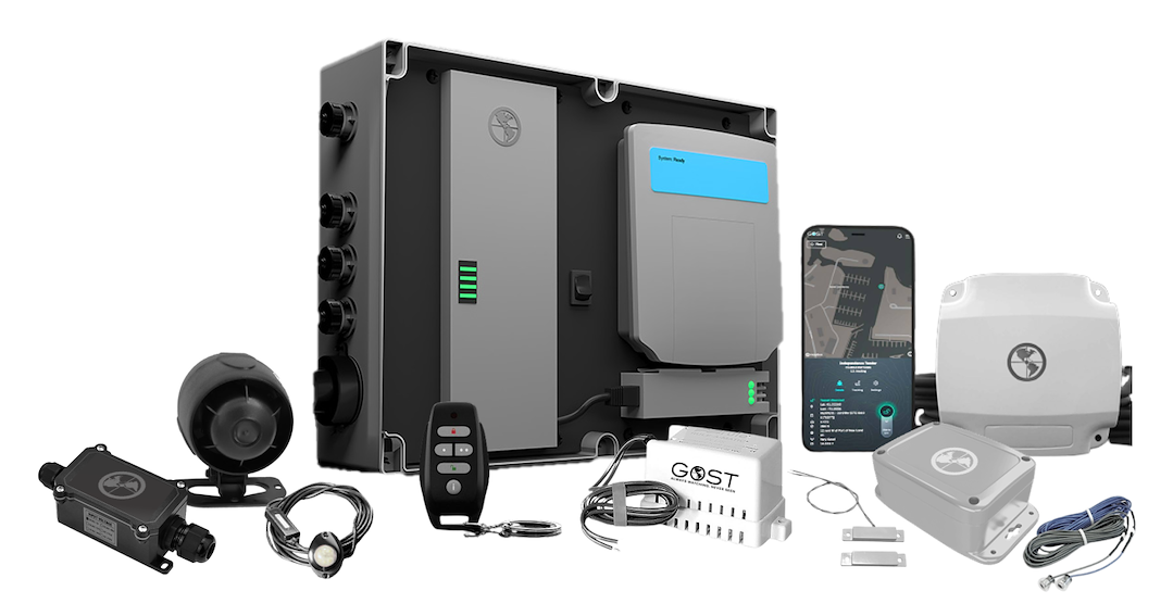 Gost GPS Tracker, Nt-Evolution, For Use IN Boats, Works with Satellite Constellation – GNT-EVOLUTION-SM-IDP-HW-110ACPWROUT