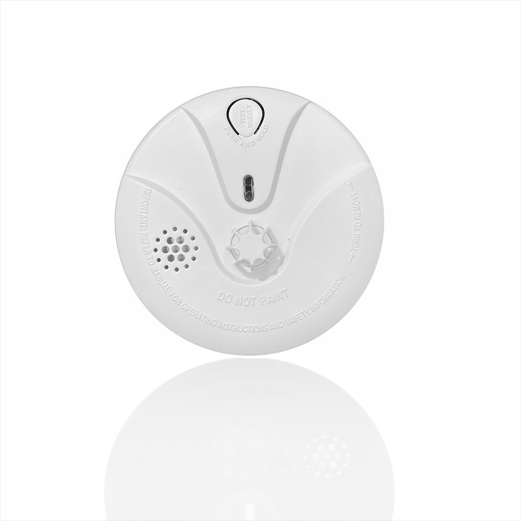 Gost Smoke Detector, 4.72 Inch Diameter X 0.20 Inch Height, With Reset Button, 3 Volt Lithium Battery, Photoelectric Sensor Technology – GP-SD