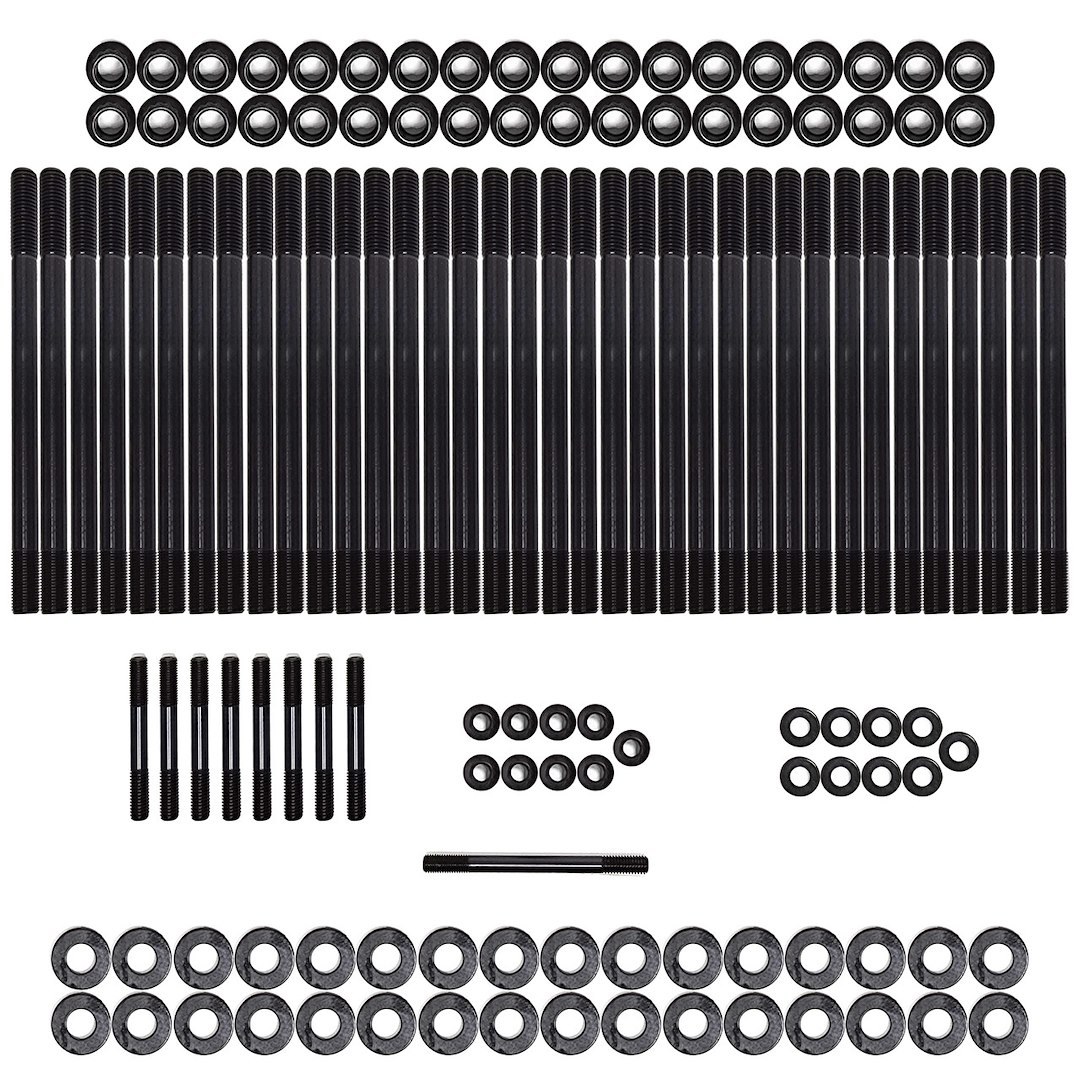 Prw Cylinder Head Stud, For Use with 2011-15 Ford Powerstroke 6.7L Engines, With Stock Cylinder Head, 12 Point Nuts, Black Oxide Finish – 1040621