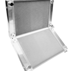 Prw Radiator, Overall Dimensions 19 Inch Length X 28 Inch Width, Crossflow, Aluminum, With Four Threaded Bungs – 1300515