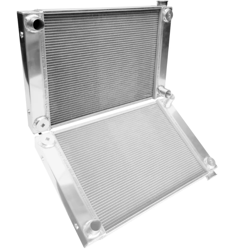 Prw Radiator, Overall Dimensions 19 Inch Length X 28 Inch Width, Crossflow, Aluminum, With Four Threaded Bungs – 1300515