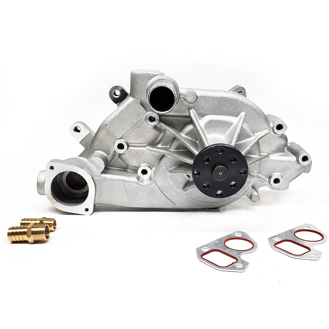 Prw Water Pump, For Use with 1997-2010 Firebird/Camaro/Corvette and GM Ls Gen III/Gen IV Engines, 6 Inch Block to Hub Height, As-Cast Finish – 1434601