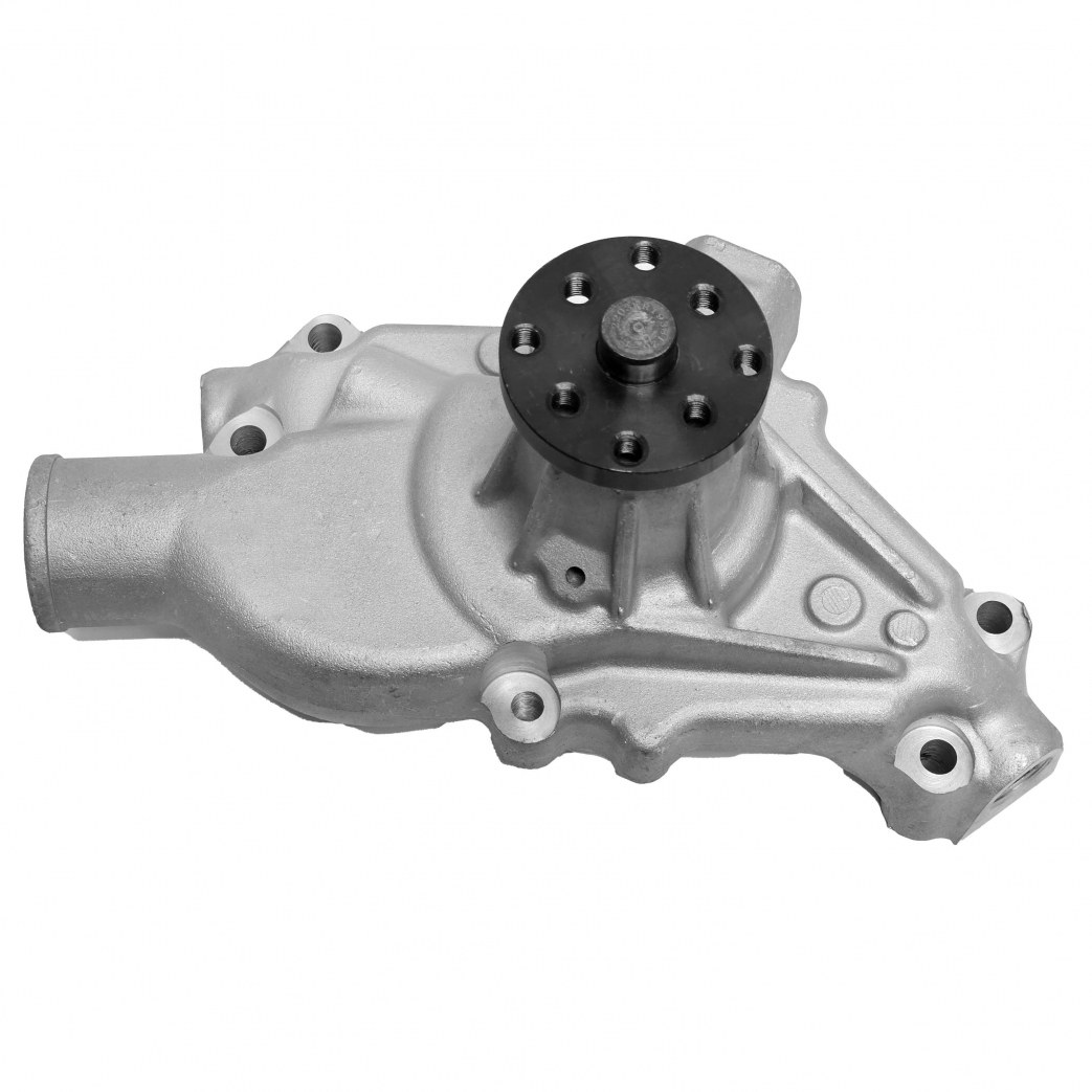Prw Water Pump, Vehicle Fitment: 1955-1995 Chevy Small Block 262-400 Cubic Inch Engines, 5.8125 Inch Block to Hub Height, As-Cast Finish – 1435002