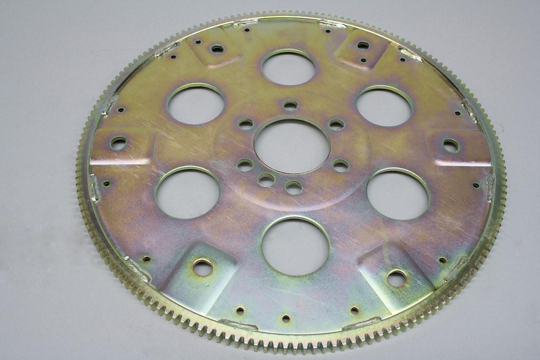 Prw Auto Trans Flexplate, Gold Series ®, Chromoly Steel, 168 Tooth Ring Gear, Internally Balanced, Sfi Approved 29.1, Gold Irradiate Finish – 1835001