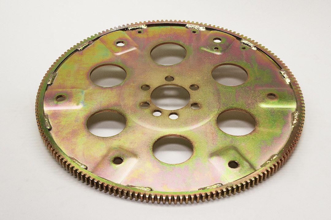 Prw Auto Trans Flexplate, Gold Series ®, Chromoly Steel, 168 Tooth Ring Gear, Internally Balanced, Sfi Approved 29.1, Gold Irradiate Finish – 1835005