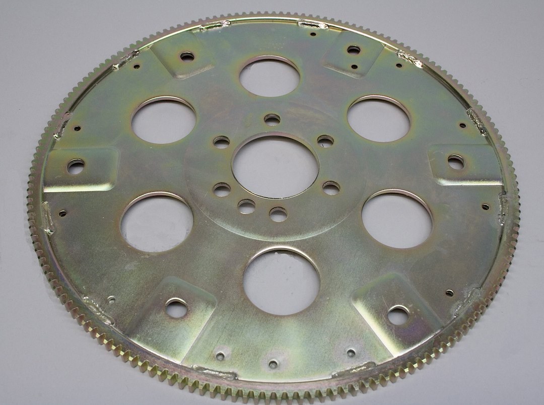Prw Auto Trans Flexplate, Gold Series ®, Chromoly Steel, 168 Tooth Ring Gear, Externally Balanced, Sfi Approved 29.1, Gold Irradiate Finish – 1840000
