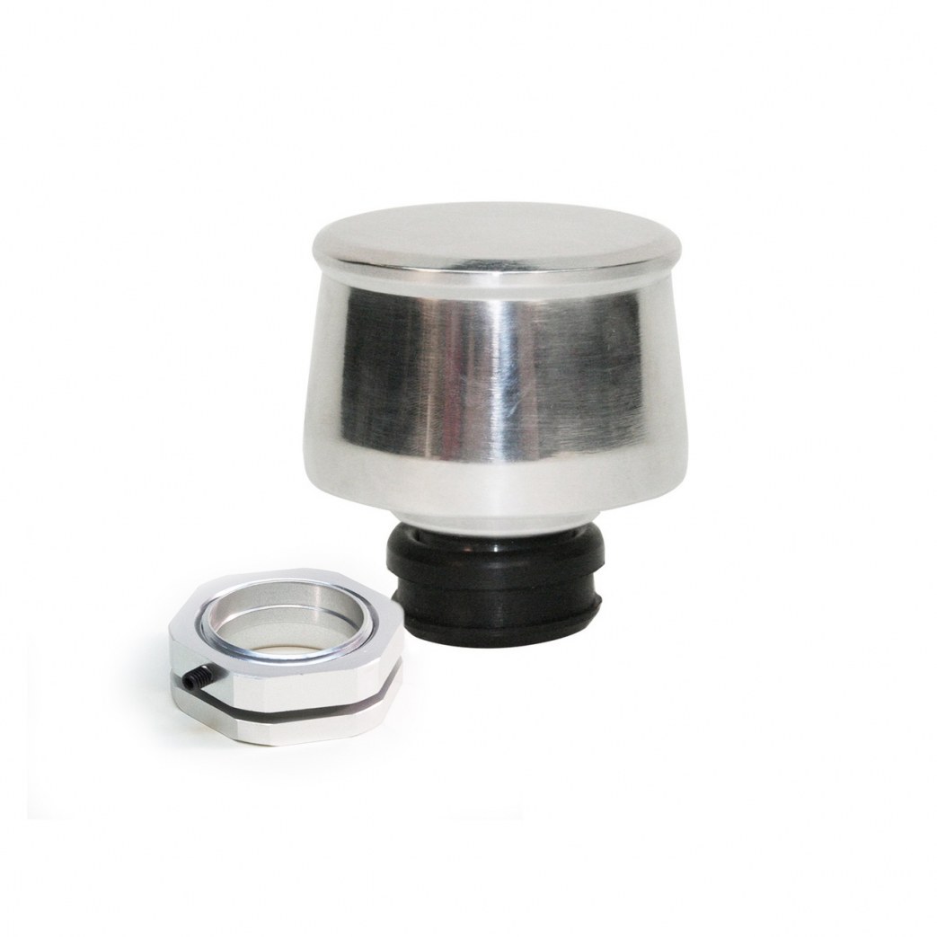 Prw Crankcase Breather Cap, Round, Push-IN, Polished, Billet Aluminum, With Grommet/ PCV/ Modular Oil Filler Adapter – 4120438