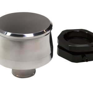 Prw Crankcase Breather Cap, Round, Push-IN, Black Anodized, Billet Aluminum, With Grommet/ PCV/ Modular Oil Filler Adapter – 4120444
