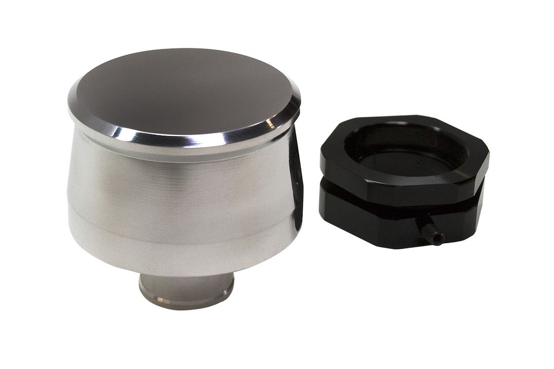 Prw Crankcase Breather Cap, Round, Push-IN, Black Anodized, Billet Aluminum, With Grommet/ PCV/ Modular Oil Filler Adapter – 4120444