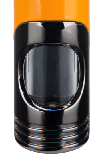 Performance Tool Butane Torch, Refillable, Torch Tip, Adjustable Flow, Yellow/ Black, With Cigar Punch – 802