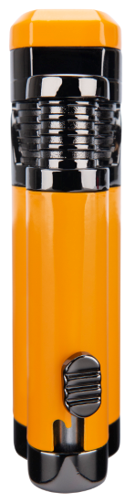 Performance Tool Butane Torch, Refillable, Torch Tip, Adjustable Flow, Yellow/ Black, With Cigar Punch – 802