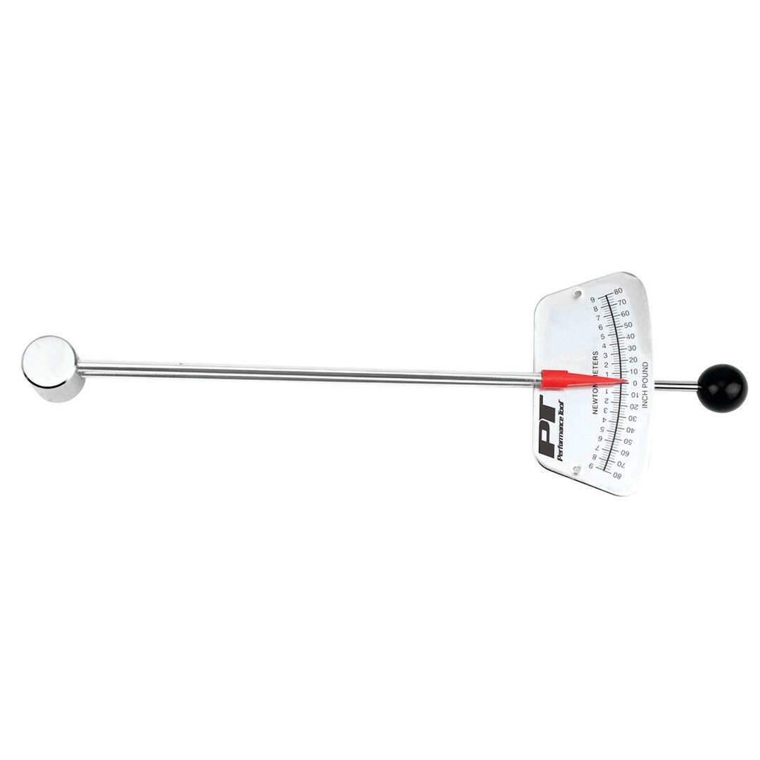 Performance Tool Torque Wrench, Beam Deflection, 1/4 Inch Drive, 0-80 Inch Pound Torque Range, Ball Type Handle – M195