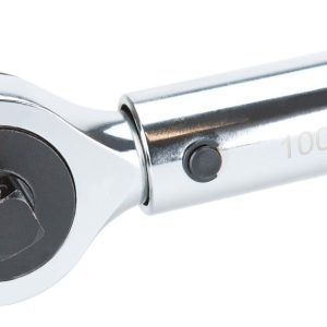 Performance Tool Torque Wrench, Lock/ Unlock Collar Type, 3/8 Inch Drive, 10-100 Foot Pound Torque Range – M198