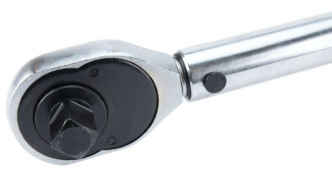 Performance Tool Torque Wrench, Clicking Type, 1/2 Inch Drive, 10-150 Foot Pound Torque Range, Chrome Plated, Alloy Steel – M200DB