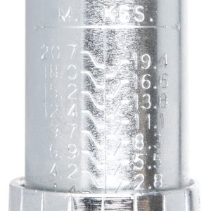 Performance Tool Torque Wrench, Clicking Type, 1/2 Inch Drive, 10-150 Foot Pound Torque Range, Chrome Plated, Alloy Steel – M200DB