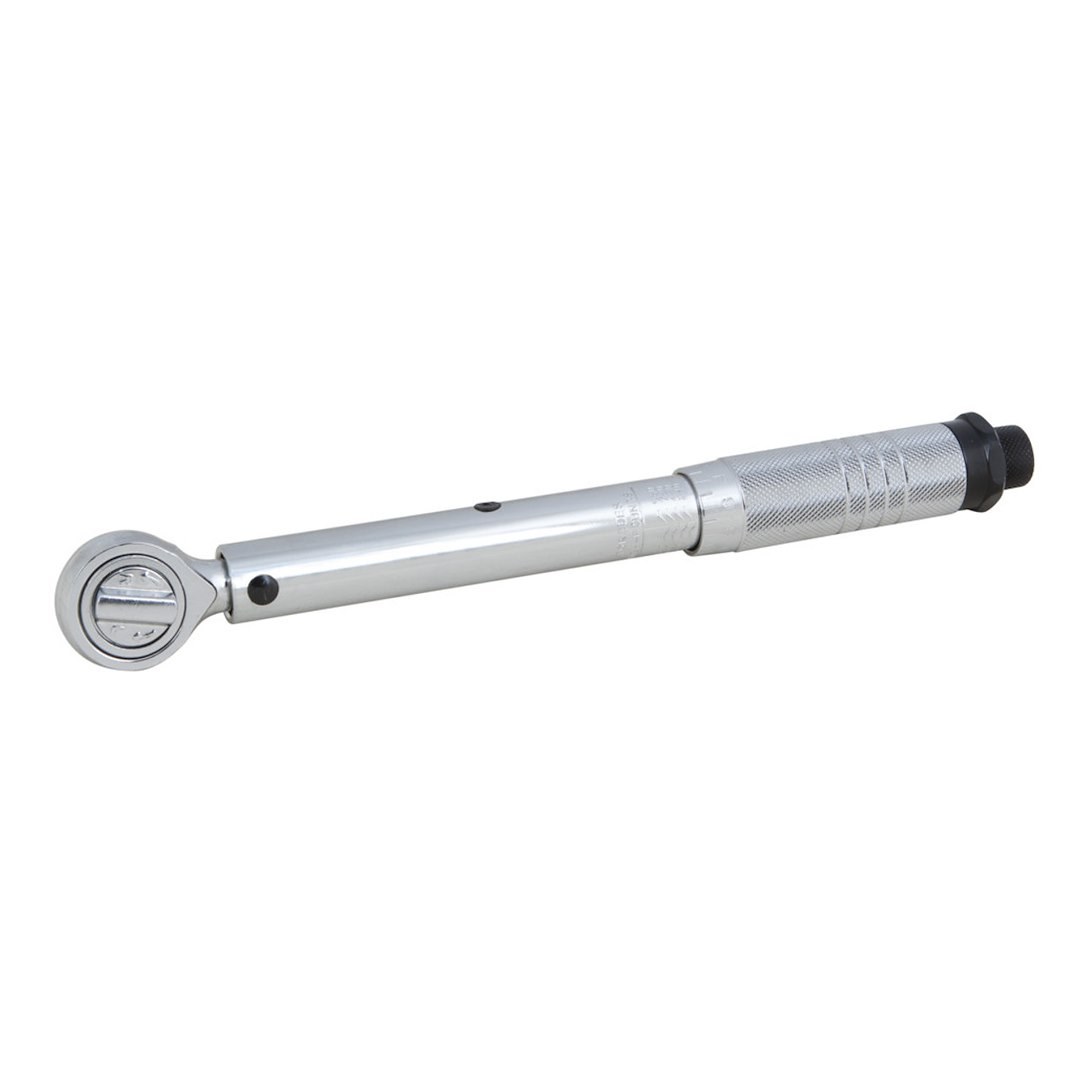 Performance Tool Torque Wrench, Clicking Type, 3/8 Inch Drive, 120-960 Inch Pound Torque Range, Chrome Plated, Alloy Steel – M202-P