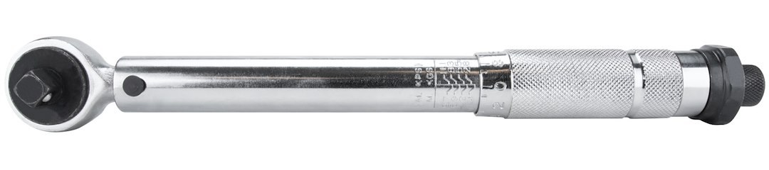 Performance Tool Torque Wrench, Clicking Type, 3/8 Inch Drive, 120-960 Inch Pound Torque Range, Chrome Plated, Alloy Steel – M202-P