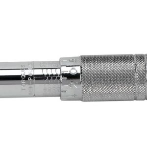Performance Tool Torque Wrench, Clicking Type, 3/8 Inch Drive, 120-960 Inch Pound Torque Range, Chrome Plated, Alloy Steel – M202-P