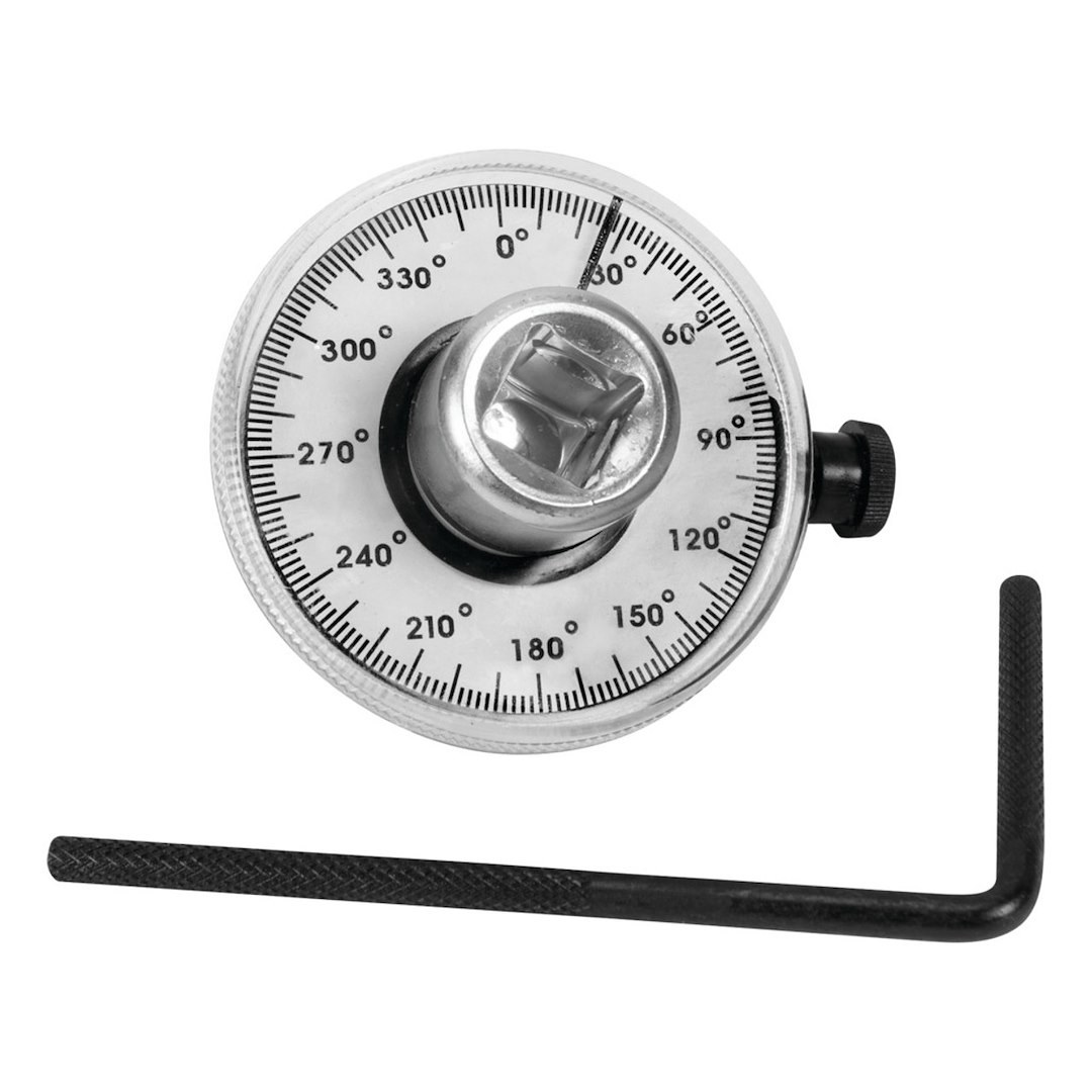 Performance Tool Torque Wrench, Clicking Type, Angle Gauge, 1/2 Inch Drive – M205