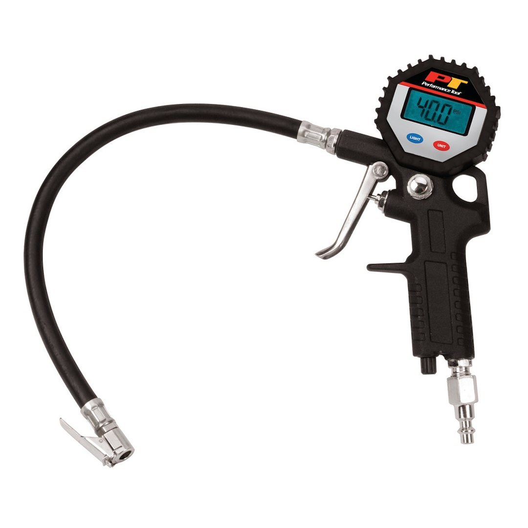 Performance Tool Air Compressor Tire Inflation Gun, 1/4 Inch Male Air Inlet – M525
