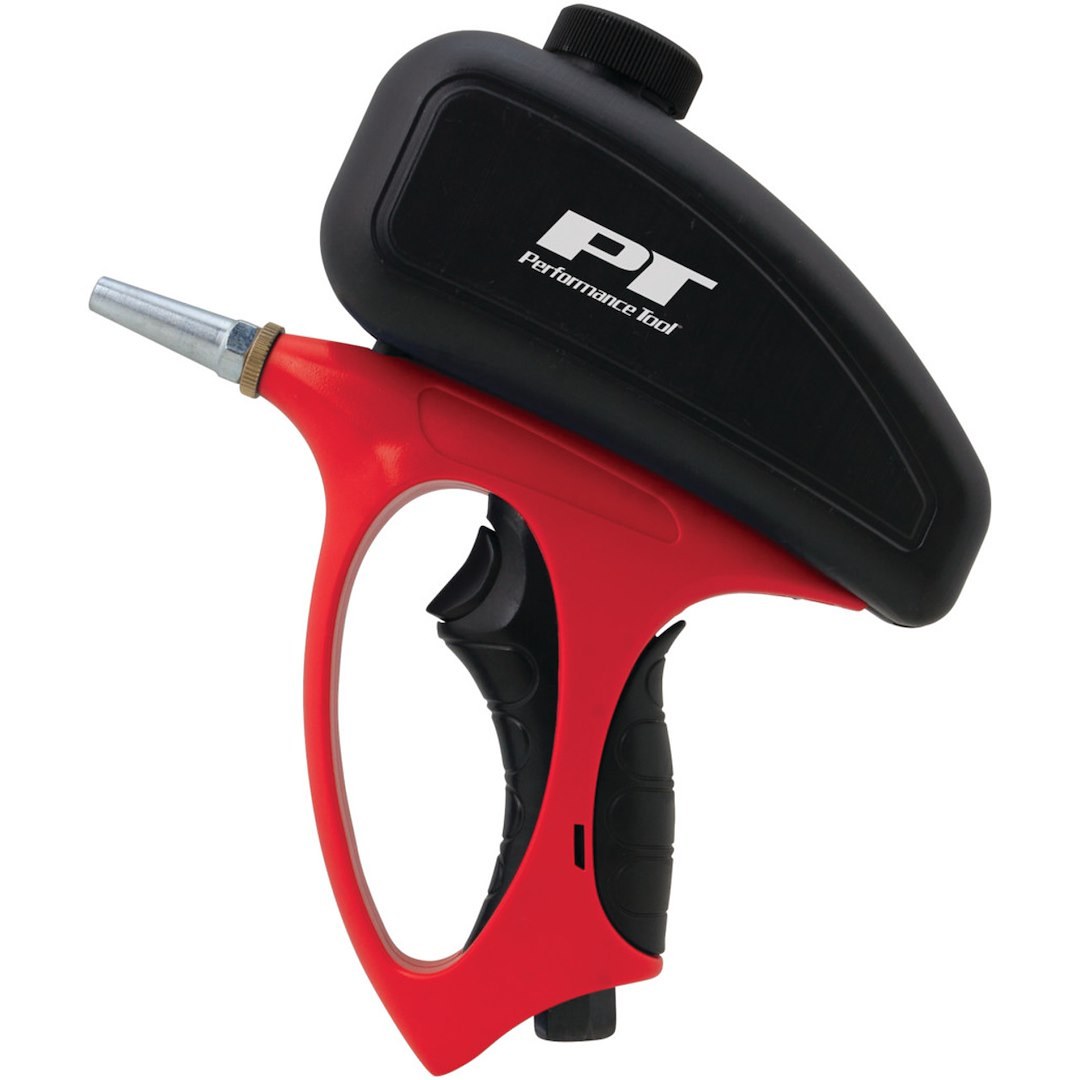Performance Tool Spray Gun, Used to Remove Rust/ Chipped Paint from Metal Surface, 5 Millimeter Nozzle, Gravity Feed, 90 PSI Working Pressure – M545