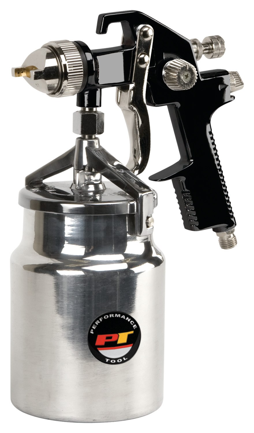 Performance Tool Spray Gun, Use to Spray Paint, 1.8 Millimeter Tip, Hvlp Spray Cap, Adjustable Spray Pattern, Siphon Feed – M576DB