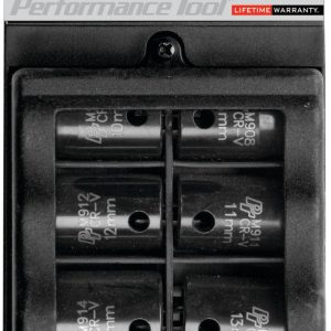 Performance Tool Socket Set, 3/8 Inch Drive, Metric, Impact, Black/ Chrome Vanadium Steel – M589DB