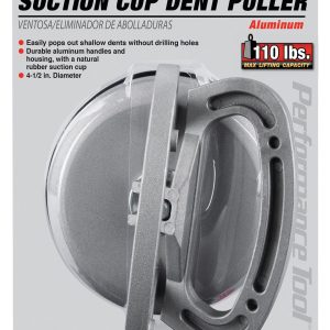 Performance Tool Suction Cup, Use to Pull Dents and Moving Smooth Flat Objects Like Glass/ Tiles/ Mirror/ Granites – W1030