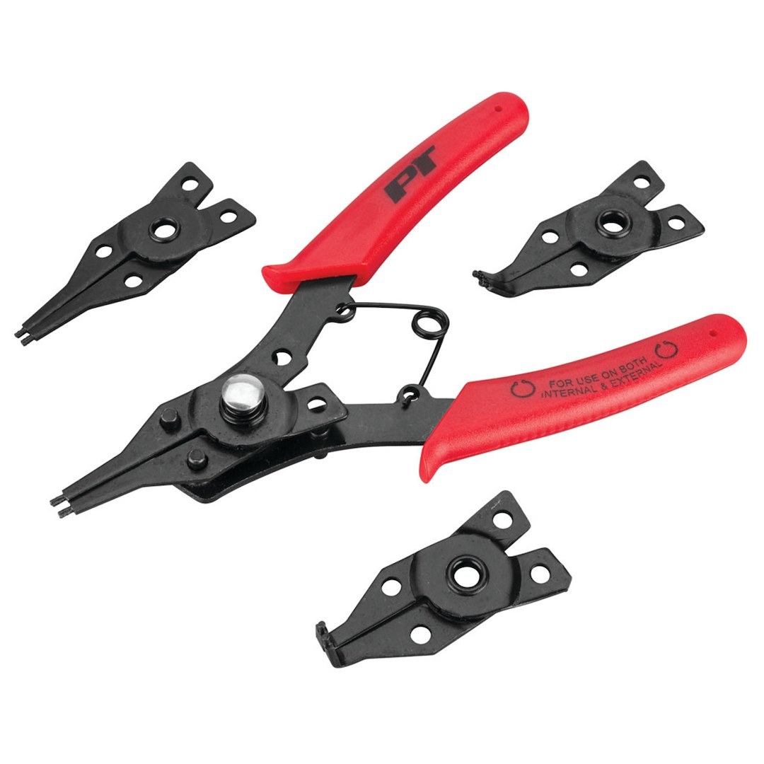 Performance Tool Pliers, Snap Ring, Vinyl Grip, Set of 5 – W1159