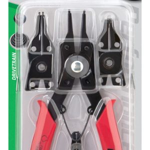 Performance Tool Pliers, Snap Ring, Vinyl Grip, Set of 5 – W1159