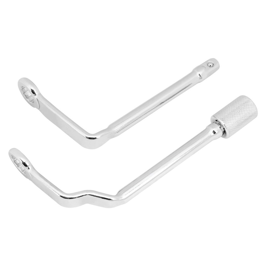 Performance Tool Wrench, Offset Distributor Clamp, 1/2 Inch/ 9/16 Inch, Chrome Plated, Steel, Single – W1189C