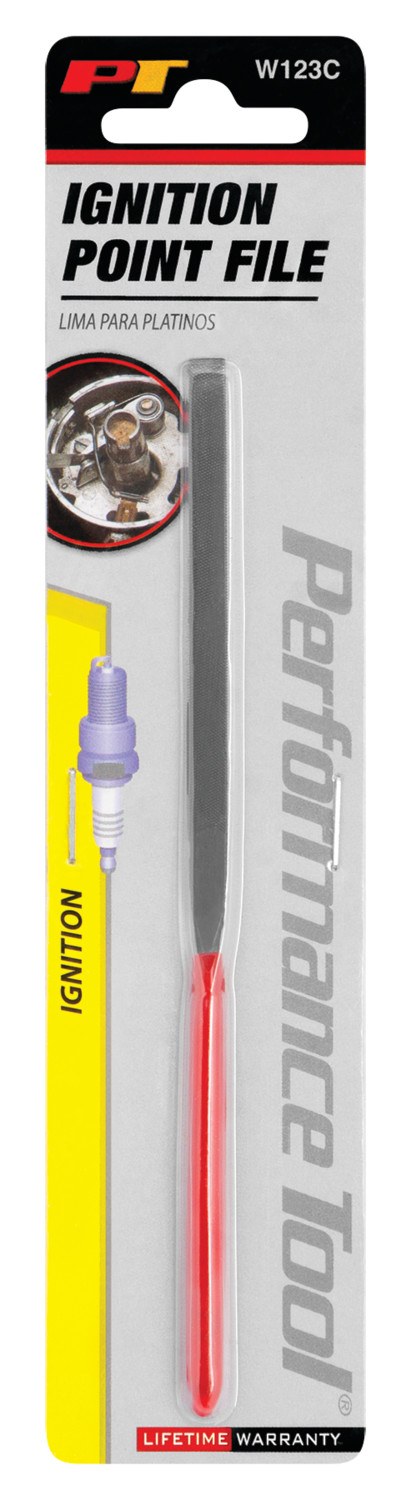 Performance Tool Ignition File, Use to Clean Ignition Point, Steel, Non Tapered, Single – W123C