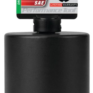 Performance Tool Spindle Nut Socket, 4-SLOT/ Dana 44 Front Axle, 1/2 Inch Drive, Black, Chrome Moly Alloy Steel – W1271