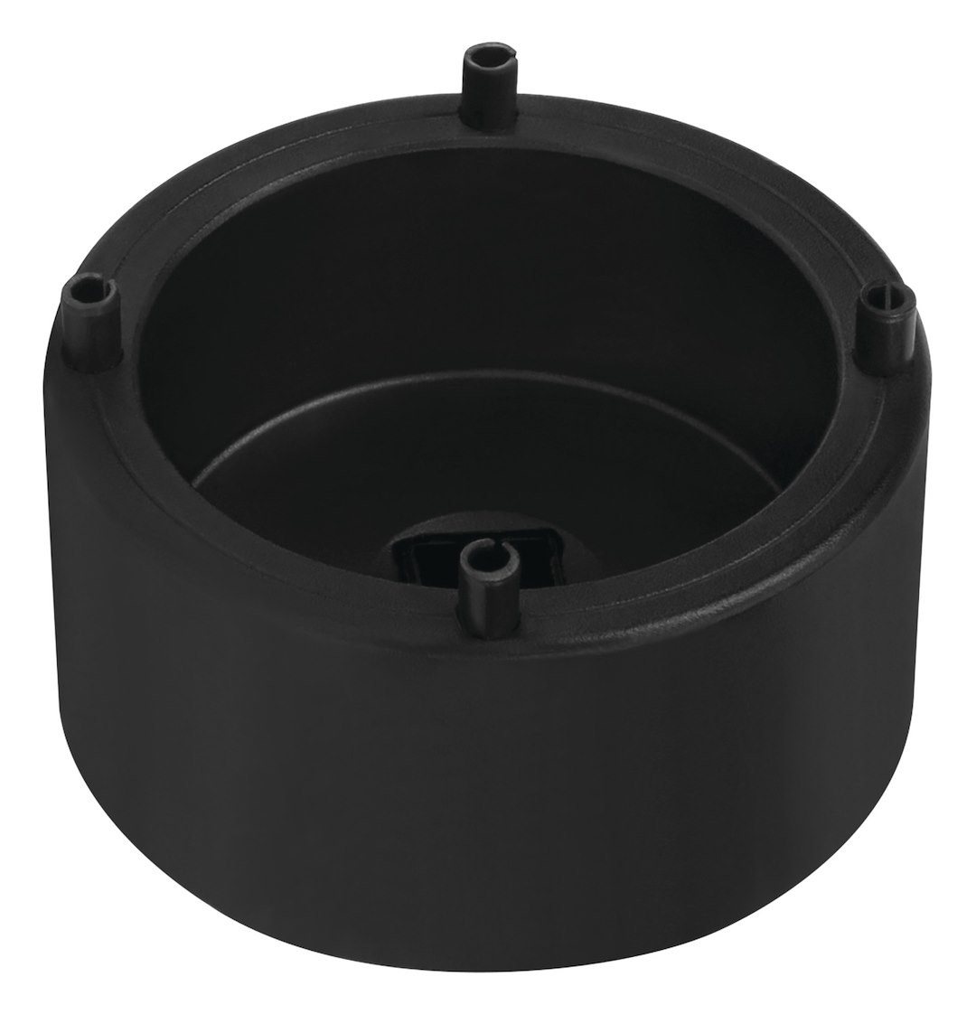 Performance Tool Spindle Nut Socket, 4-SLOT Front Axle, 1/2 Inch Drive, Black, Chrome Moly Alloy Steel – W1272