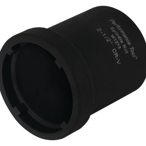 Performance Tool Spindle Nut Socket, 4 Slot, 2-1/2 Inch Drive, Black – W1273