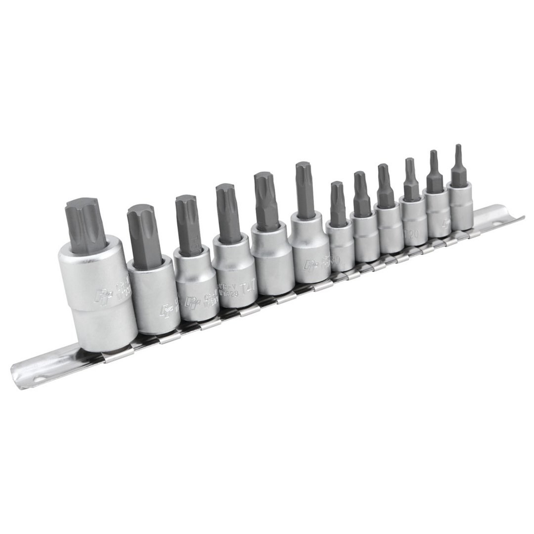 Performance Tool Torx Bit, Use with 1/4 Inch/ 3/8 Inch and 1/2 Inch Drive Socket, Alloy Steel Bit – W1335