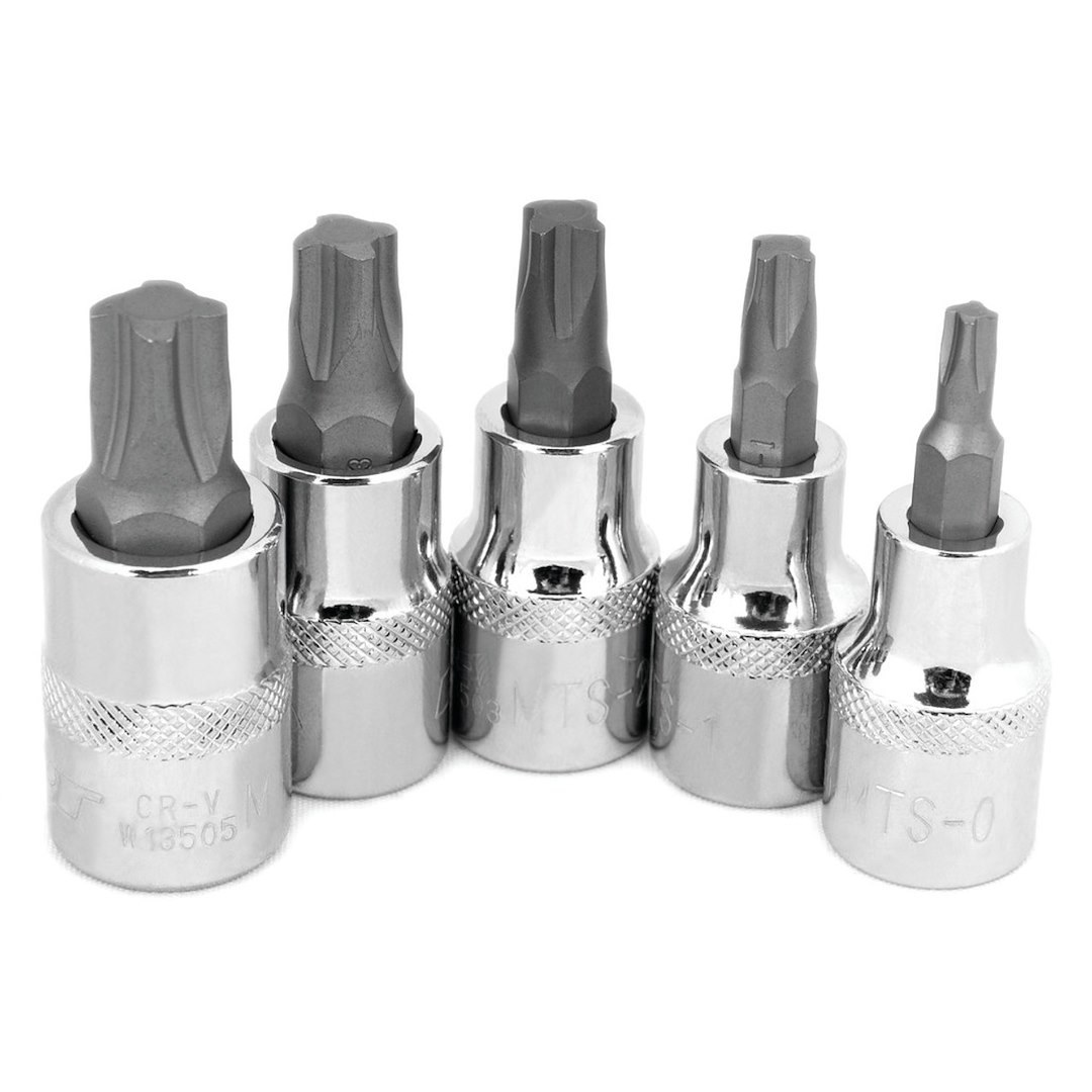Performance Tool Socket Set, Mortorq ®, 3/8 Inch Drive, Mortorq Bit Socket, Heat Treated Alloy Steel Socket with Zinc Phosphate S2 Steel Bits – W13500