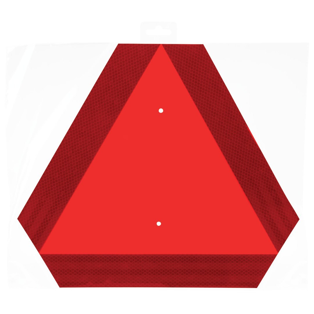 Performance Tool Emergency Reflector Kit, Single, 14 Inch Length X 12 Inch Height Orange and Red Reflective Triangle, Plastic – W1496
