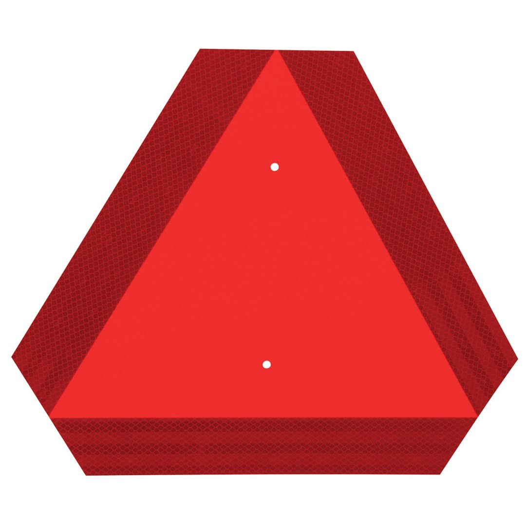 Performance Tool Emergency Reflector Kit, Single, 14 Inch Length X 12 Inch Height Orange and Red Reflective Triangle, Plastic – W1496