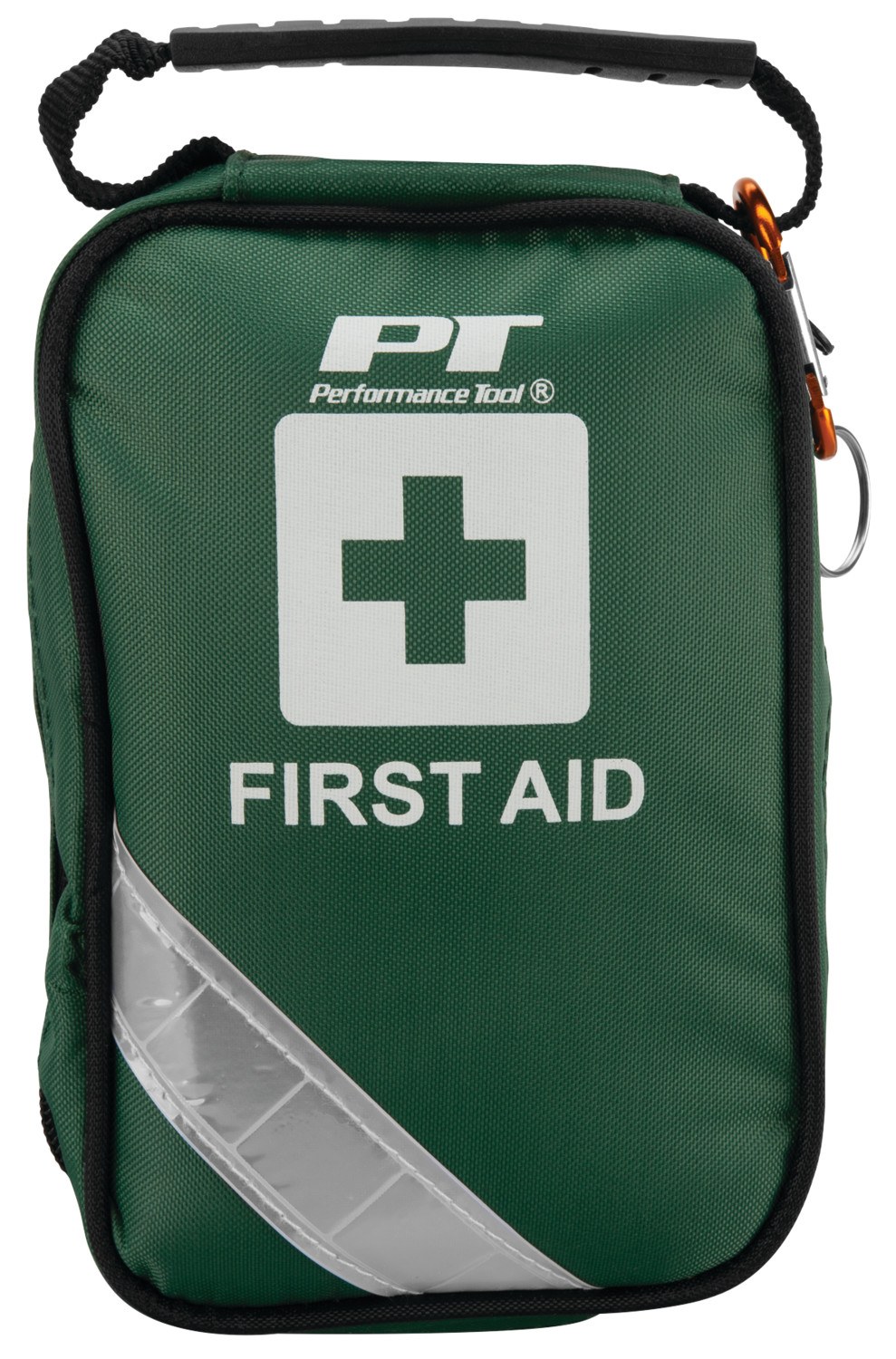 Performance Tool First Aid Kit, Compact Zipper Case with Handy Carabiner Clip, 22 Piece Kit – W1554
