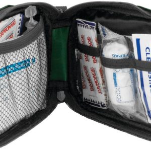 Performance Tool First Aid Kit, Compact Zipper Case with Handy Carabiner Clip, 22 Piece Kit – W1554