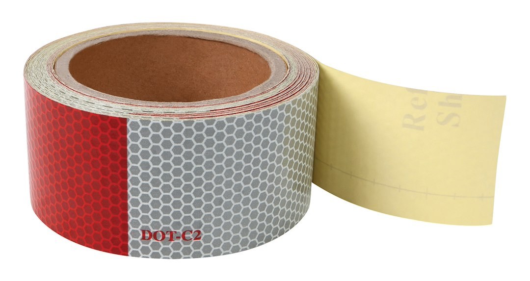 Performance Tool Reflective Tape, Light Reflective, 2 X 25 Inch Roll, DOT – W1558
