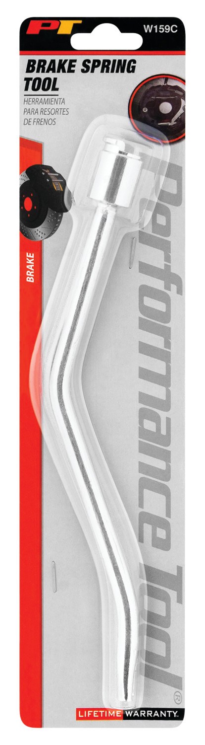 Performance Tool Brake Spring Tool, Use to Remove and Install Brake Springs on Drum Brakes – W159C