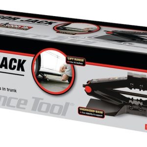 Performance Tool Jack, Scissor Jack, Mechanical, 3000 Pound Capacity, 15 Inch Max Lift Height, Black, Steel – W1600