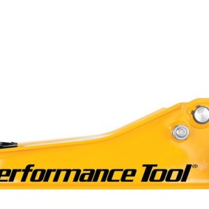 Performance Tool Jack, Floor Jack, Hydraulic, 6000 Pound Capacity, 19-7/8 Inch Max Lift Height, Yellow, Steel – W1617